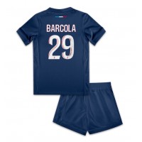 Paris Saint-Germain Bradley Barcola #29 Koti Peliasu Lasten 2024-25 Lyhythihainen (+ Lyhyet housut)